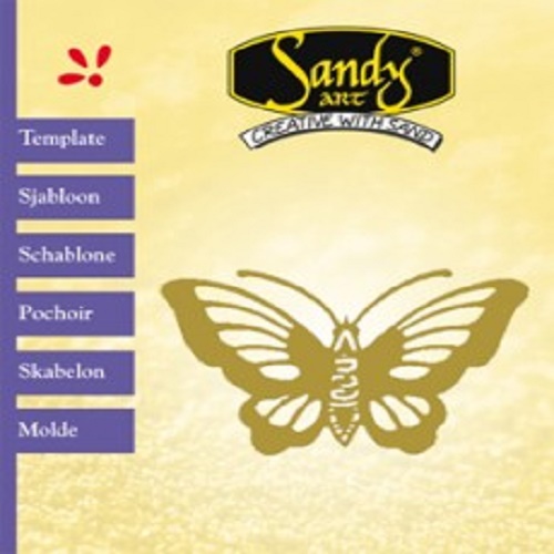 Stencil Metálico Borboleta