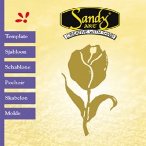 Stencil Metálico Tulipa