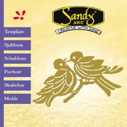 Stencil Metálico Passaros