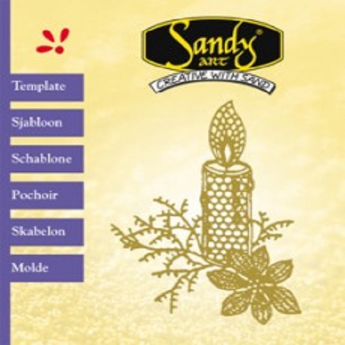 Stencil Metálico Vela Natal