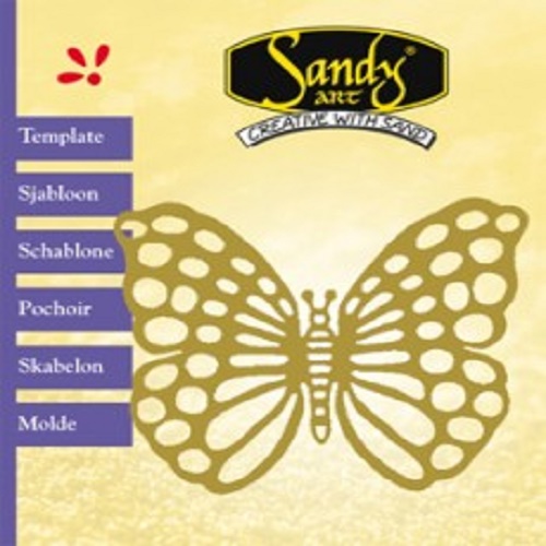 Stencil Metálico Borboleta