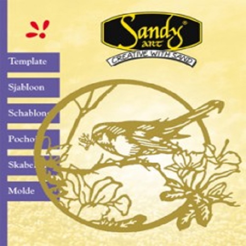 Stencil Metálico Pássaro