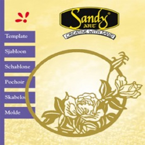 Stencil Metálico Flor