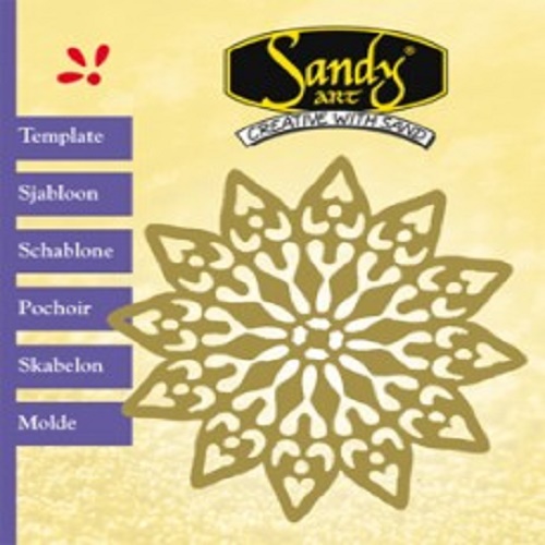 Stencil Metálico Ornamento Estrela