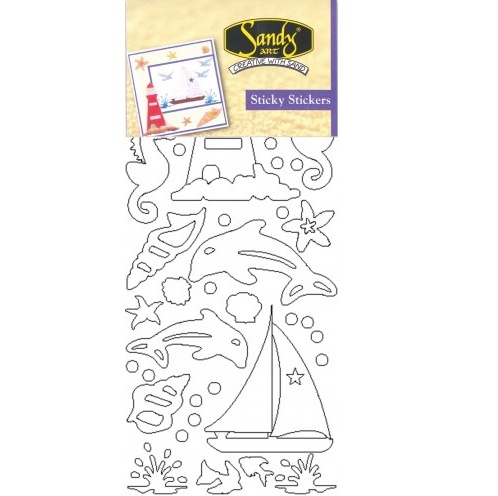 Sticker Duplo Adesivo Mar