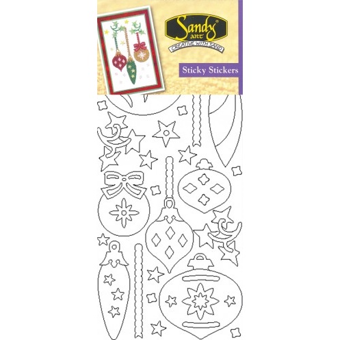 Sticker Duplo Adesivo Efeitos de Natal