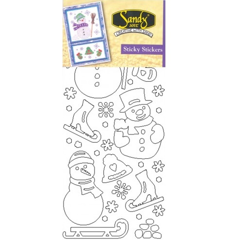 Sticker Duplo Adesivo Neve