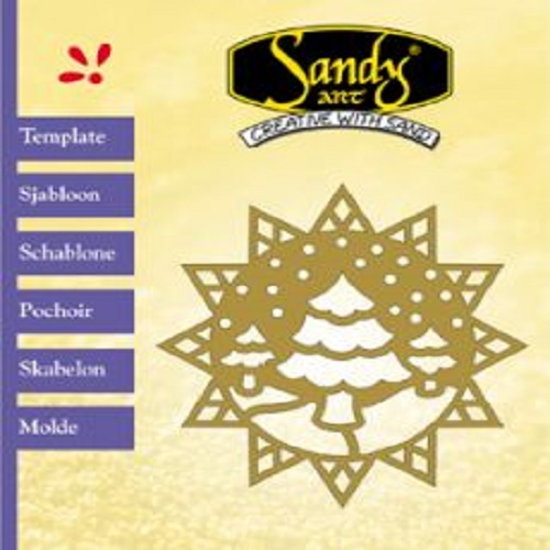 Stencil Metálico Árvore Natal