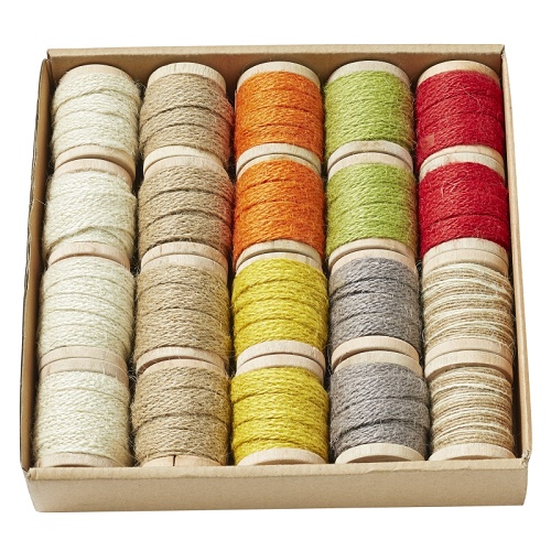 Caixa com 20 Fitas de Renda (5mt por rolo) Sortido