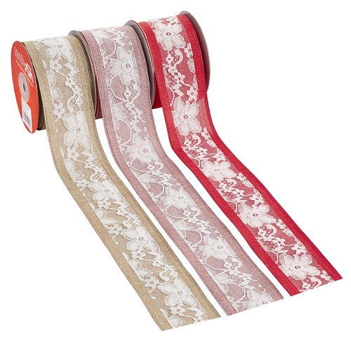 Fita 6mmx10mt Renda Rosa