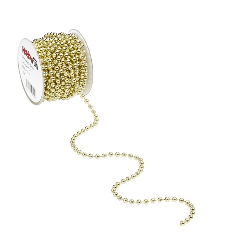 Fita 6mmx10mt  Pérolas Ouro