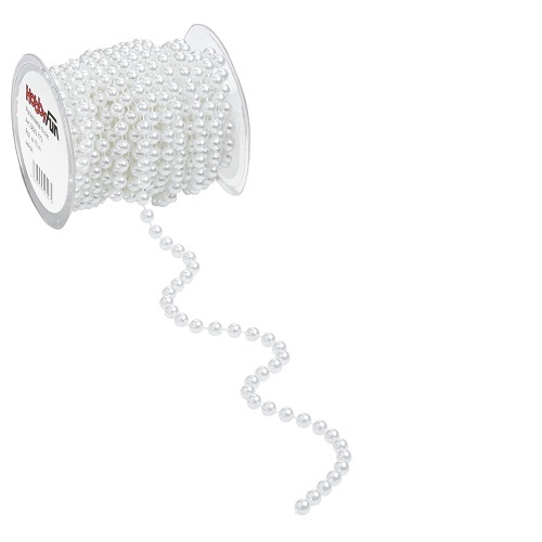 Fita 8mmx10mt  Pérolas Brancas