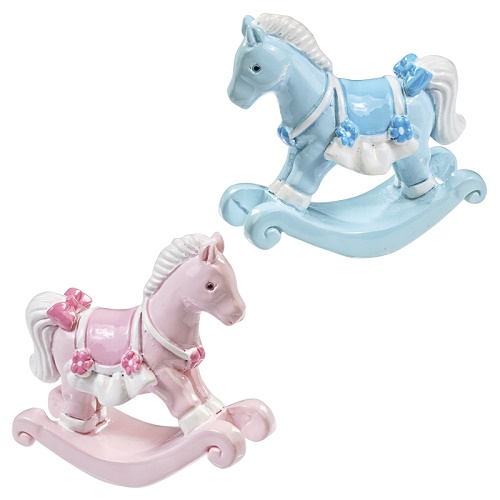 Boneco Cavalinho Azul 4cm