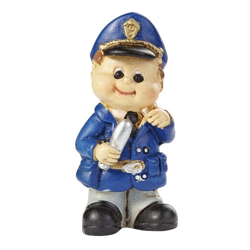 Boneco Policia 4.5cm