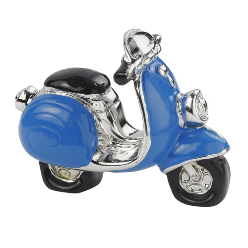 Boneco Scooter 4.5x2x3.5cm Azul
