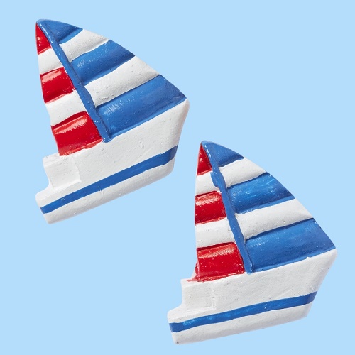 Barco à Vela 2.5cm Vermelho
