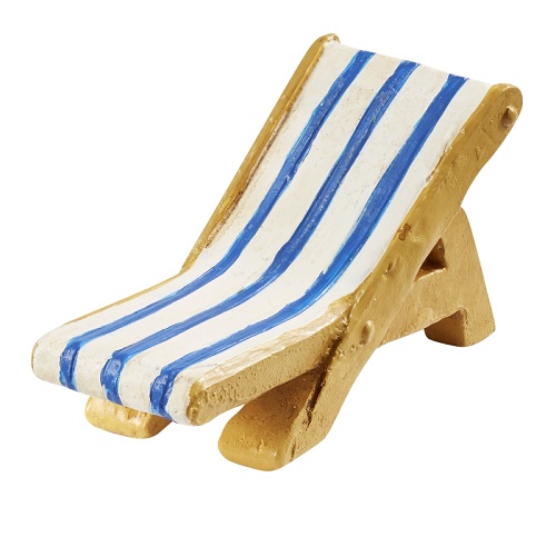 Cadeira de Praia Azul e Branco 5cm