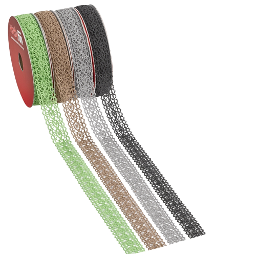 Fita 20mmx20mt Renda Café