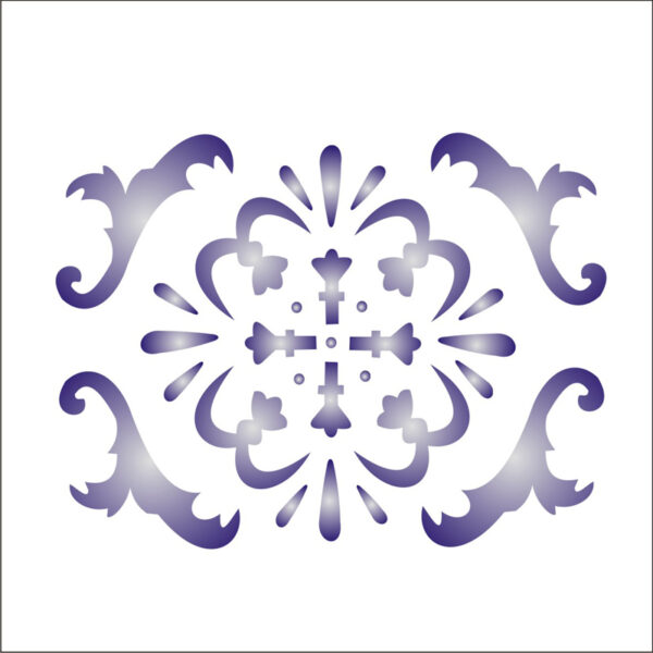 Stencil Opa 10x10 Brasão III