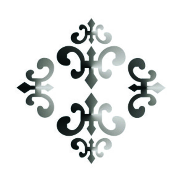 Stencil Opa 10x10 Medalhão Imperial