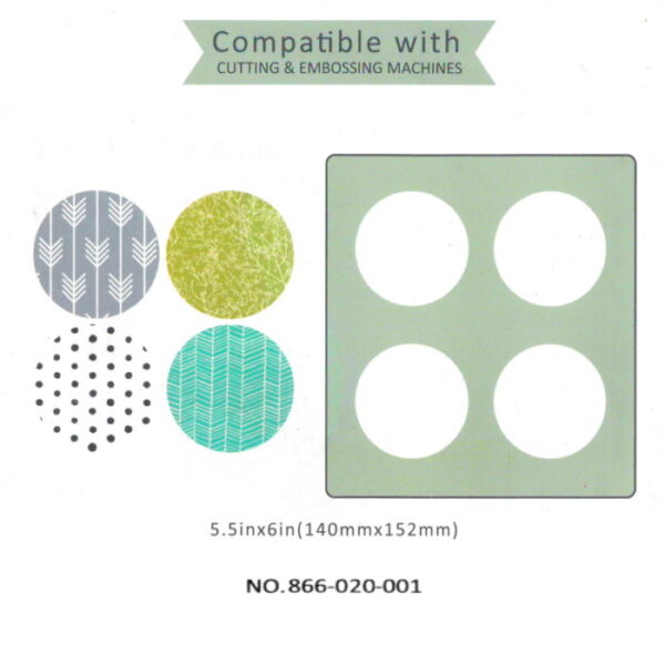 Cortante Eva tecido 4 Circle