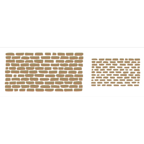 Stencil Opa 10x30 Tijolos II