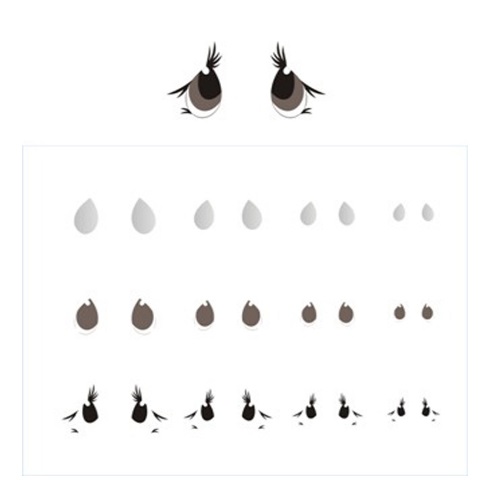 Stencil Opa 20X25 Olhinhos