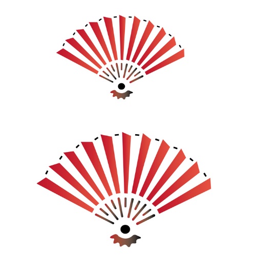 Stencil Opa 15x20 Leque