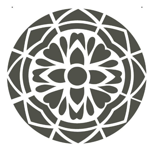 Stencil Opa 20x25 Mandala / Camada I