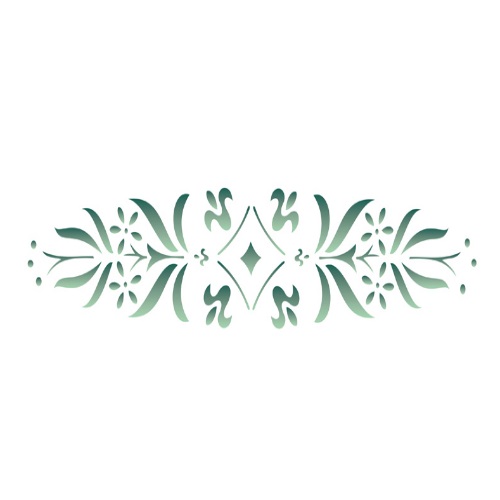 Stencil Opa 10x30 Border Mix