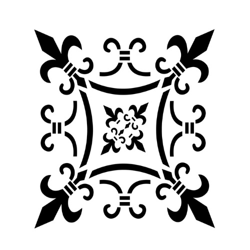 Stencil Opa 15x20 Flôr de Liz