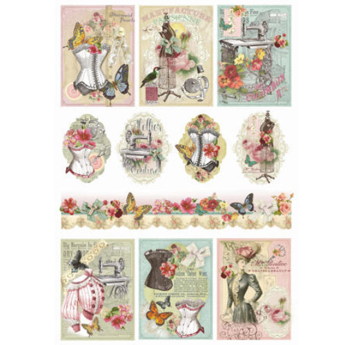 Papel de Arroz 35x50 Atelier Couture