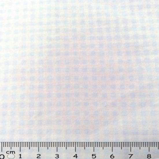 Tecido 100% Algodão Quadrados Jersey Azul 1.75 Mt