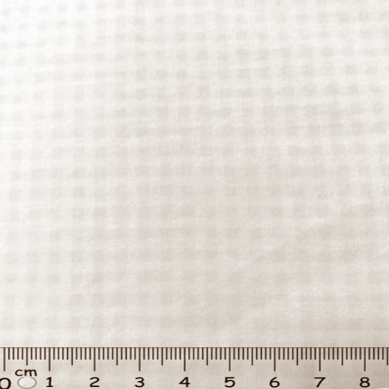 Tecido 100% Algodão Jersey Quadrados Creme 1,75 Mt