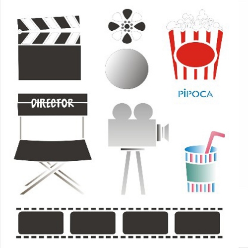 Stencil Opa 20X25 Cinema