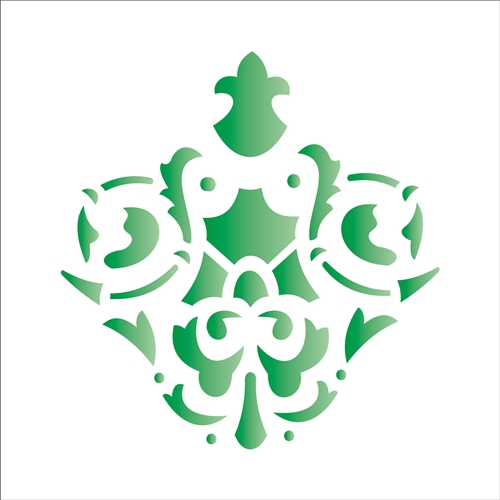 Stencil Opa 14x14 Arabesco Cruz