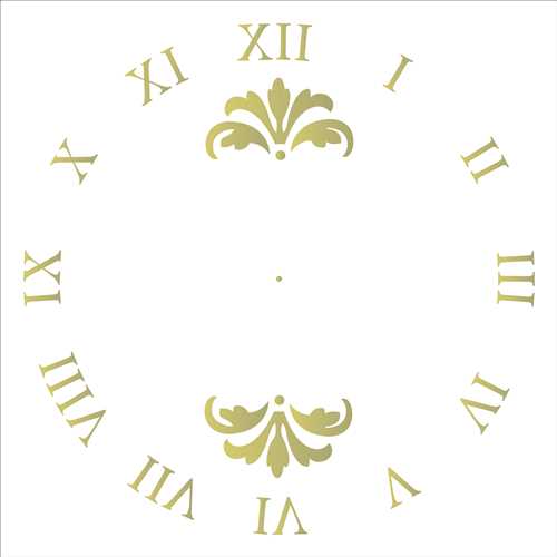 Stencil Opa 30.5x30.5 Relógio II
