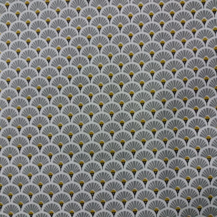 Tecido 100% Algodão Gris/Cret 1.6Mt 4581/009