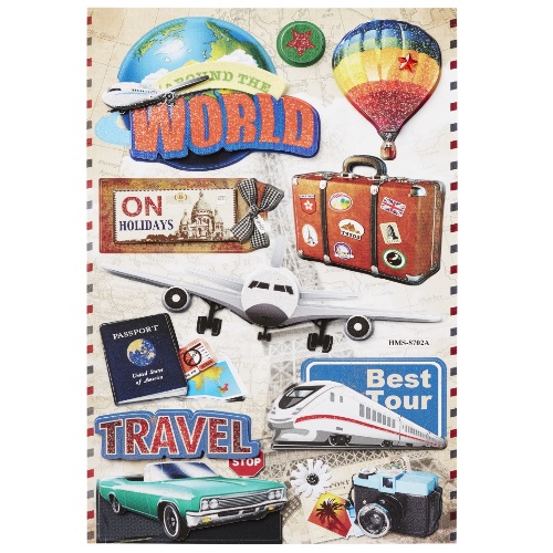 Stickers Viagem II 3D