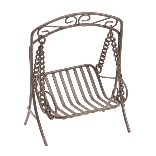 Cadeira de Baloiço 11 Cm. Castanho