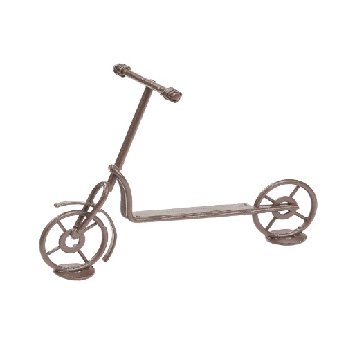 Trotinete 10 Cm. Castanho