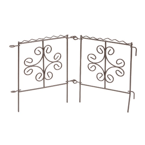 Cerca Duas Partes 17 Cm. Castanho