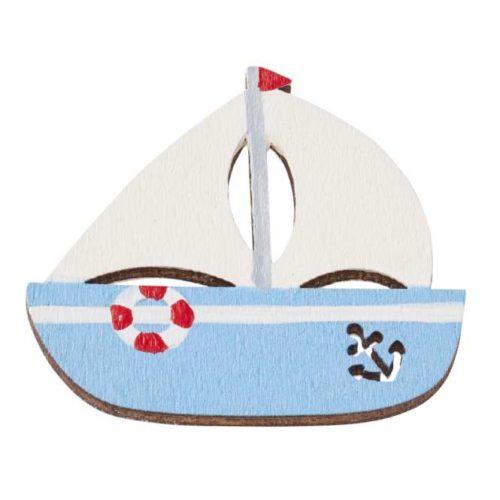 Flores em Madeira 4.5 Cm. (2 Un.)