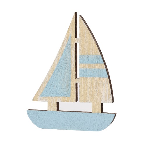 Barco em Madeira 8.5 Cm.