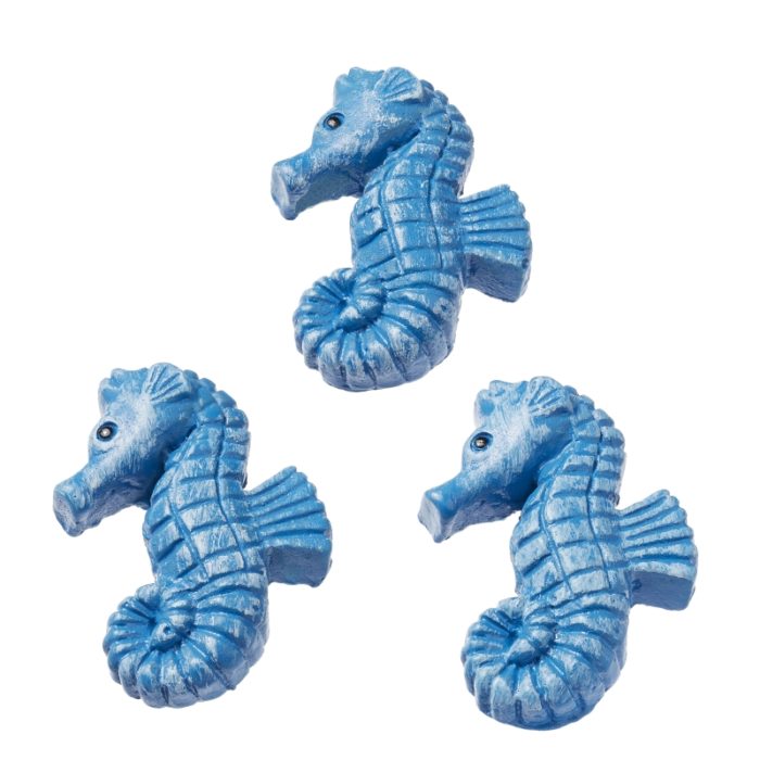 Cavalo Marinho Azul 2.5 Cm (3 un.)
