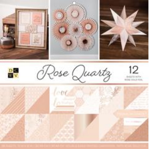 Bloco 30X30 Rose Quartz 36 Folhas