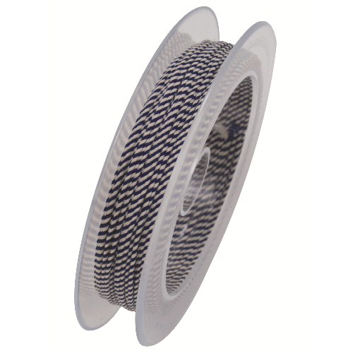 Fita Goldina Côr Blue/Cream 1mm X 25Mts.