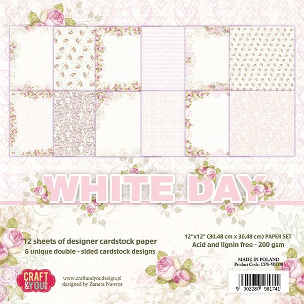 Bloco White Day 30.5X30.5