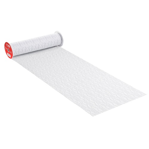 Rolo Tecido Renda Branco 28cm X 15 Mt