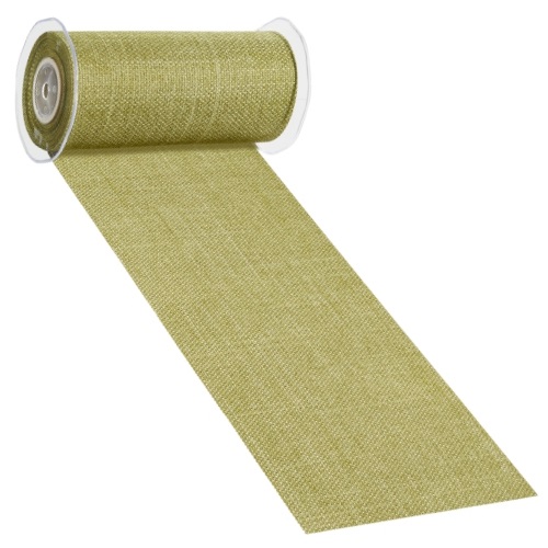 Rolo Tecido Linho Verde 20cm X 10Mt